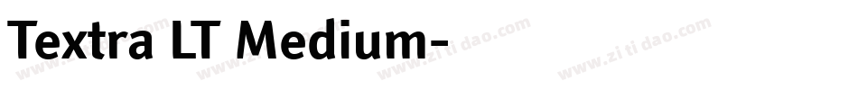 Textra LT Medium字体转换